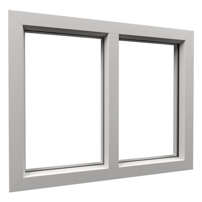 Châssis fixe en PVC double vitrage KRD - 3900x700mm