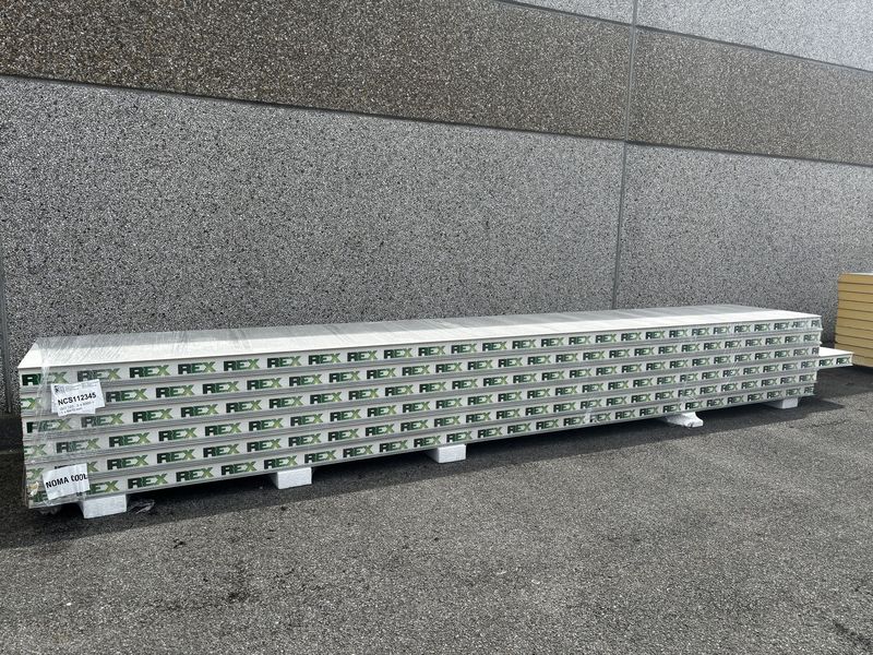 Sandwichpanelen 120 mm 5 lengtes 6000 + 1 x 6470 mm  (NCS112345)