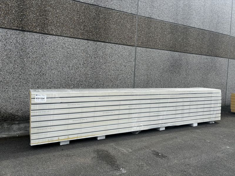 Sandwichpanelen 120 mm 9 lengtes 6000 mm  (NCS112347)