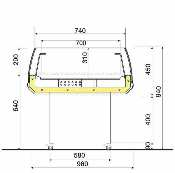 Frigo bac ARTEMIS 1500